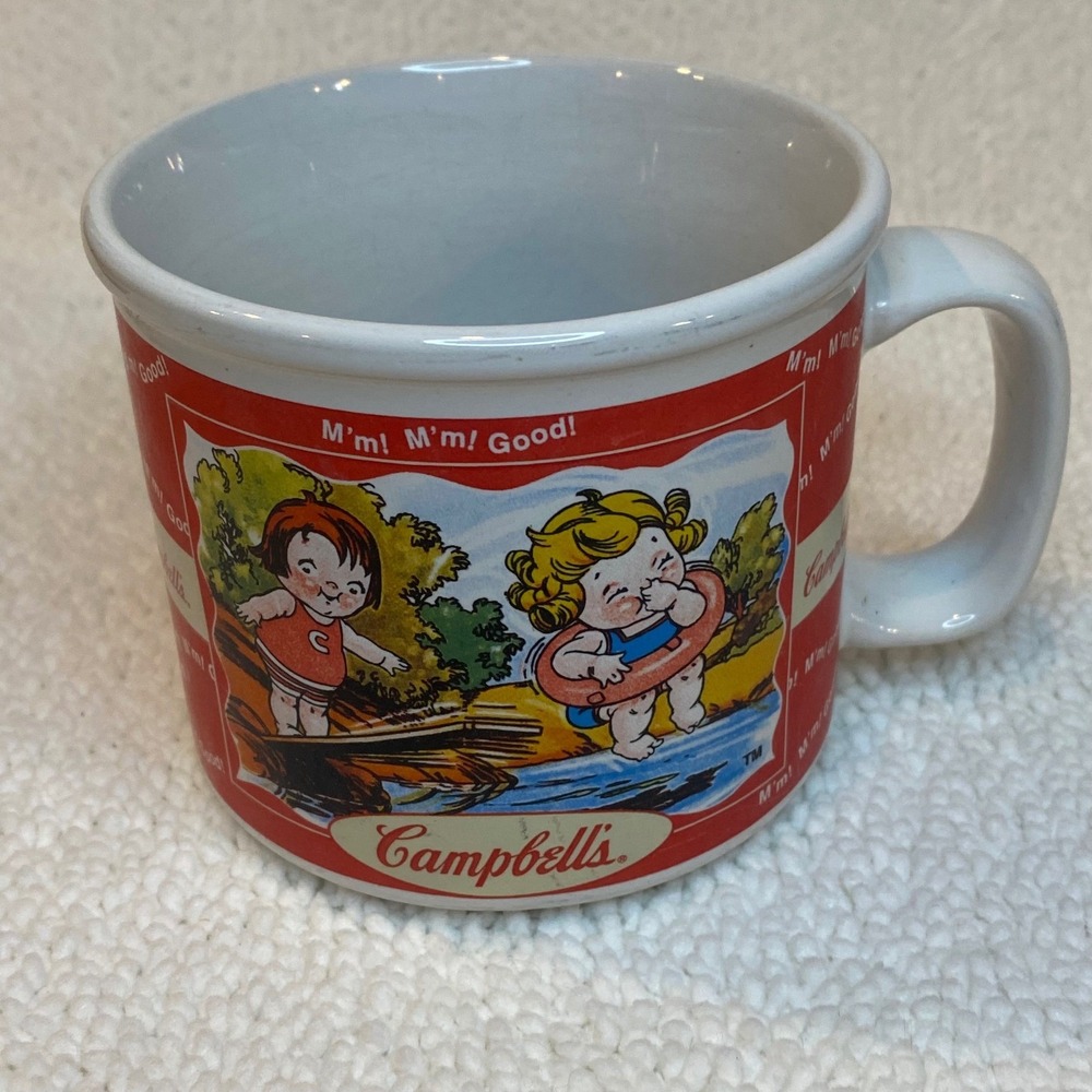 Campbell's Soup Kids Mug M m Good Ceramic Vintage‎ Collectible 2000